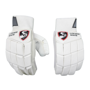 SG Litevate White Batting Gloves